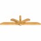 Ekena Millwork Redmond Rough Sawn Timber Gable Bracket, Western Red Cedar, 84"W x 24"H x 4"D x 4"F, 7/12 Pitch GBW084X24X0404RED00RWR - alternate 5